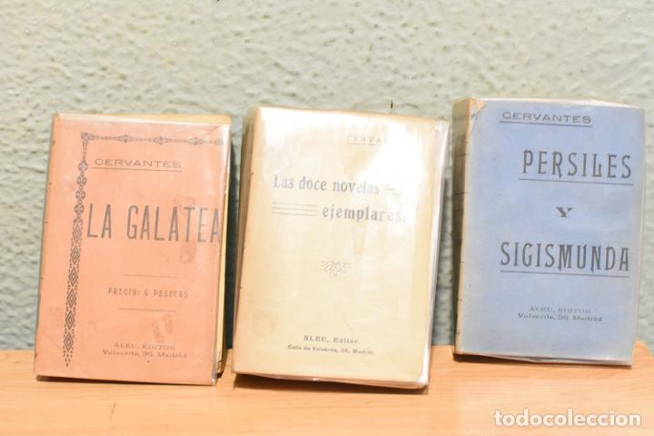 Libros antiguos: 3 NOVELAS DE CERVANTES DE 1916 - Foto 1