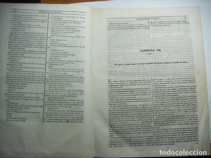 Libros antiguos: los cuarenta y cinco de Alejandro dumas 1847 - Foto 8