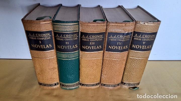 Libros antiguos: ARCHIBALD JOSEPH CRONIN - OBRAS COMPLETAS (5 TOMOS) - EDITORIAL JUVENTUD SEGUNDA EDICION - Foto 2 - 242022455