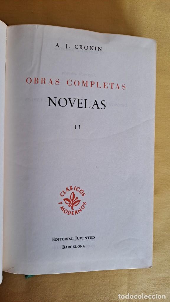 Libros antiguos: ARCHIBALD JOSEPH CRONIN - OBRAS COMPLETAS (5 TOMOS) - EDITORIAL JUVENTUD SEGUNDA EDICION - Foto 9 - 242022455