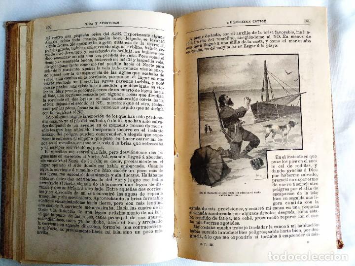 Libros antiguos: 191? - DANIEL DEFOE: ROBINSON CRUSOE - CALLEJA - Foto 3