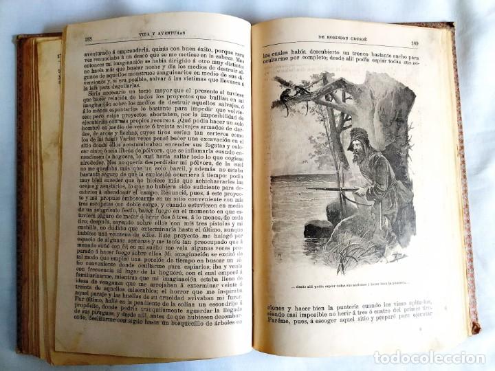 Libros antiguos: 191? - DANIEL DEFOE: ROBINSON CRUSOE - CALLEJA - Foto 4