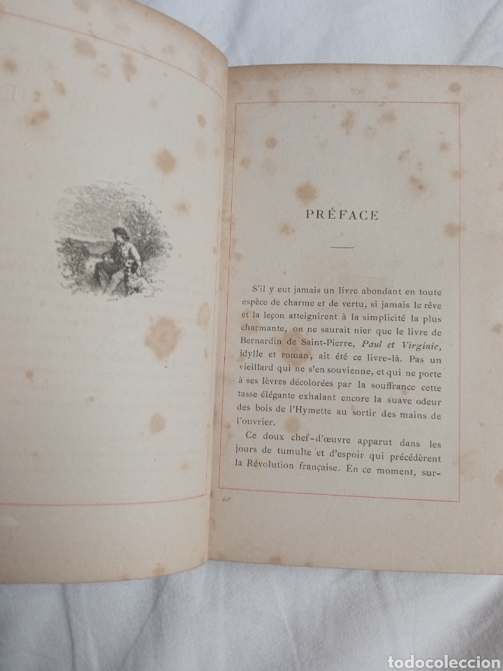Libros antiguos: Paul et Virginie de Saint-Pierre - Foto 7