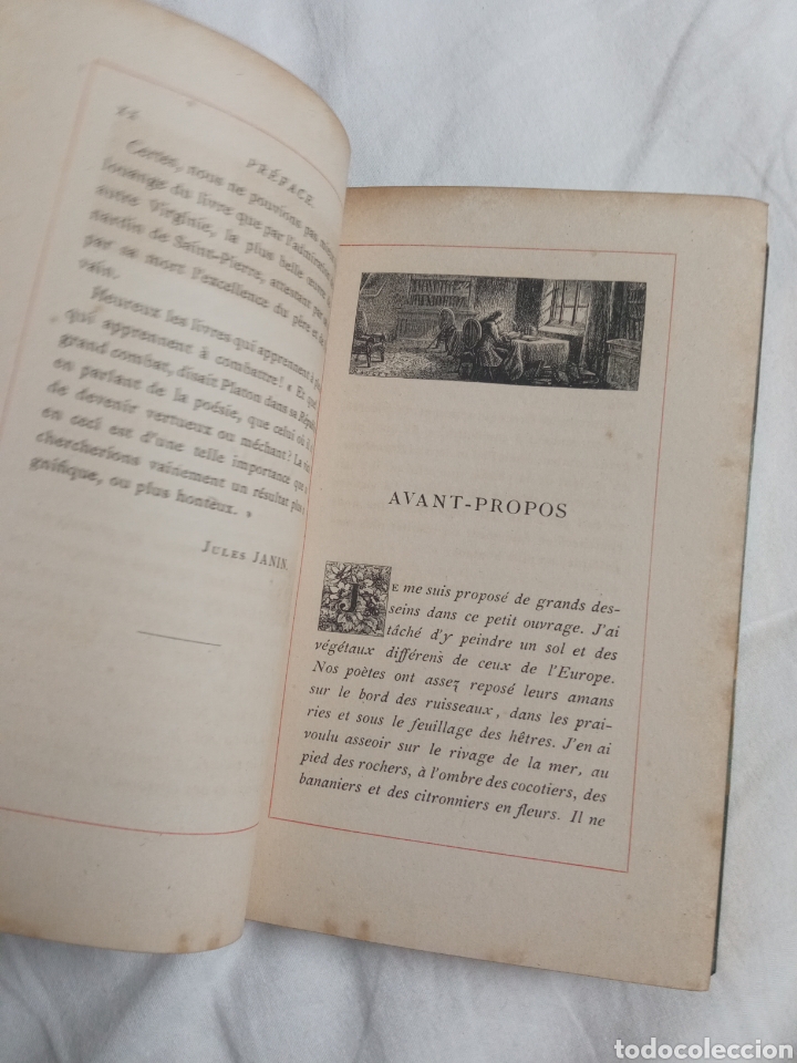 Libros antiguos: Paul et Virginie de Saint-Pierre - Foto 8