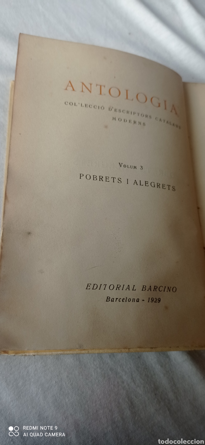 Libros antiguos: POBRETS I ALEGRETS. EMILI VILANOVA, 1929. E BARCINO - Foto 2