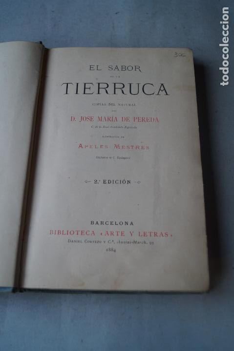 Libros antiguos: EL SABOR DE LA TIERRUCA. J. M. PEREDA. 1884 - Foto 10