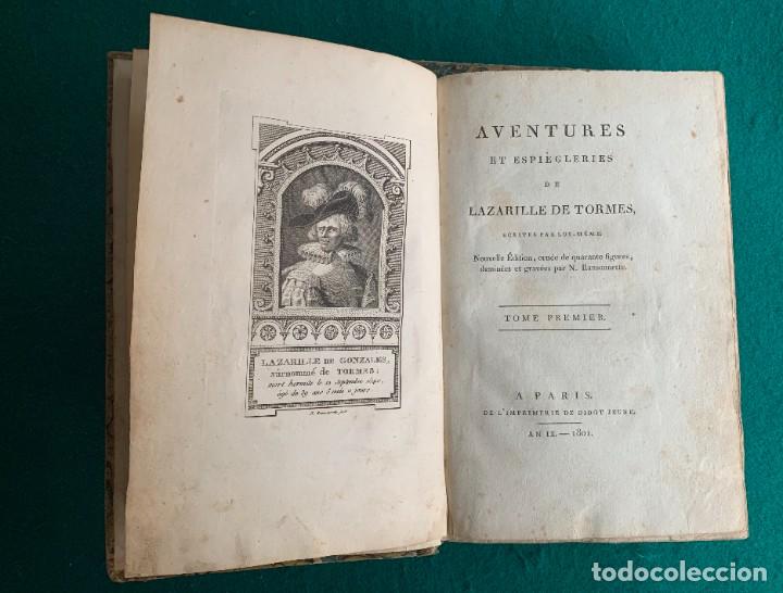 Libros antiguos: Lazarillo de Tormes. Picaresca. 1801 - Foto 1