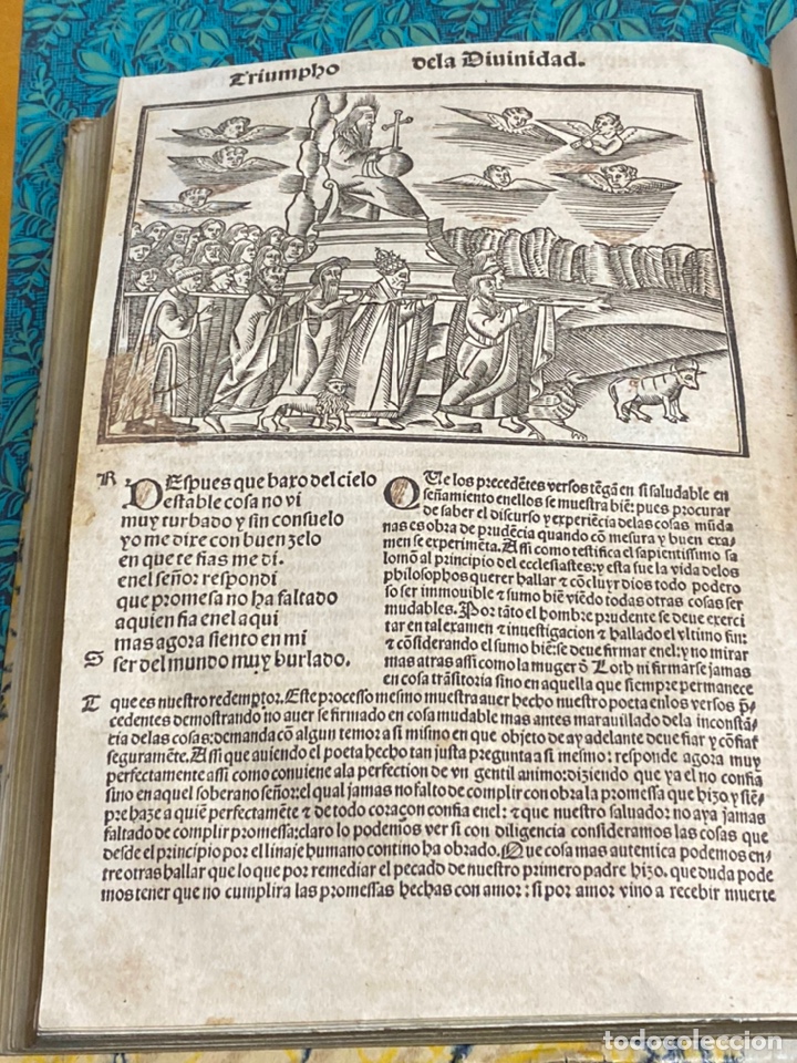 Libros antiguos: GÓTICO ESPAÑOL. SEVILLA 1532. TRIUMPHOS DE PETRARCA. GRABADOS.. Lote 246543795