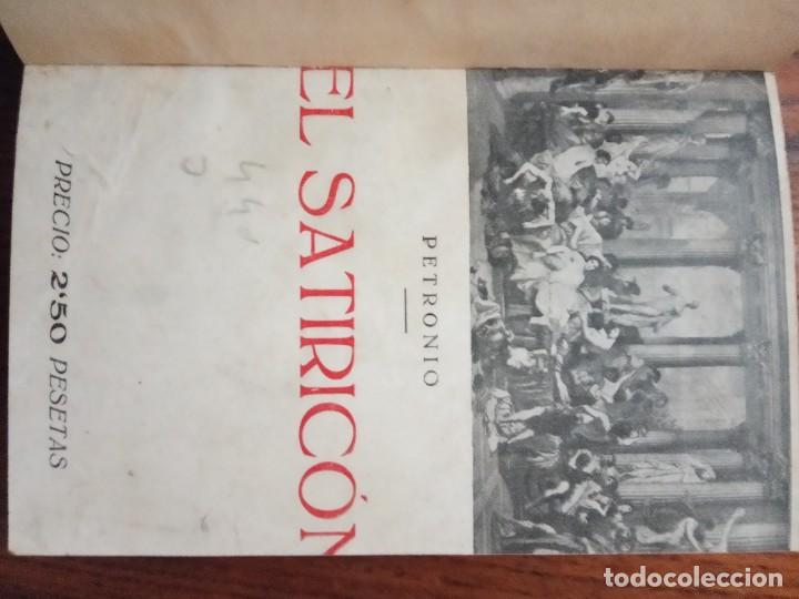 Libros antiguos: EL SATIRICON.- PETRONIO. - Foto 4