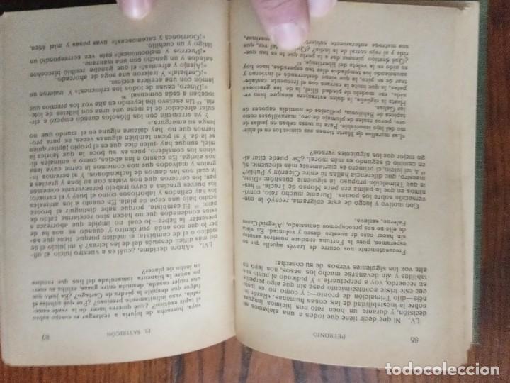 Libros antiguos: EL SATIRICON.- PETRONIO. - Foto 6