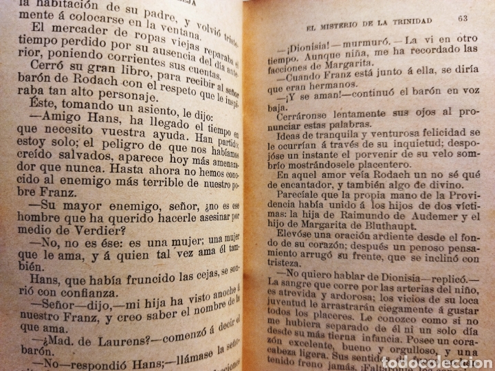 Libros antiguos: El Misterio de la Trinidad.Paul Feval. - Foto 3