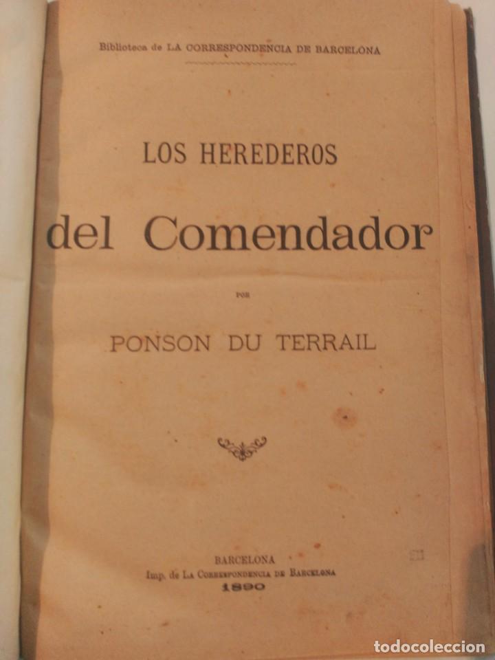 Libros antiguos: Los herederos del Comendador - Foto 1