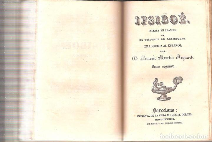 Libros antiguos: IPSIBO&Eacute; - A&Ntilde;O 1833 - Foto 8