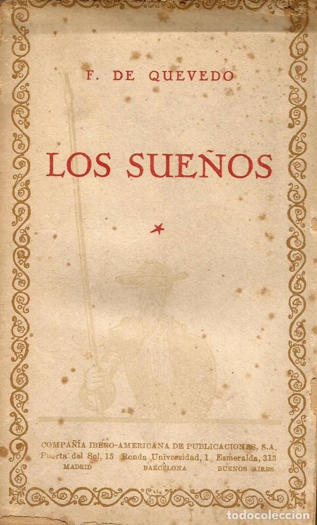 Libros antiguos: Los sue&ntilde;os. F. de Quevedo - Foto 1