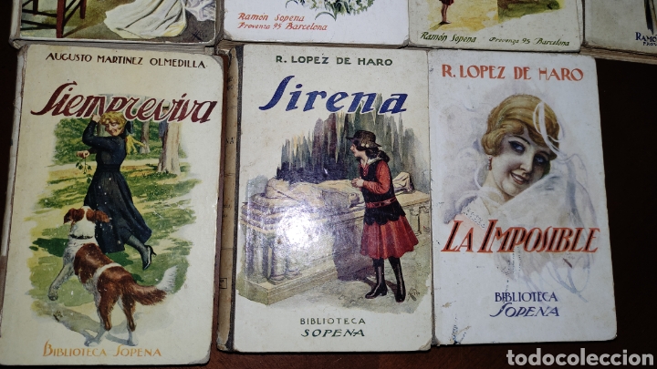Libros antiguos: 10 T&iacute;tulos distintos Biblioteca Sopena - Foto 5