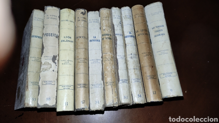 Libros antiguos: 10 T&iacute;tulos distintos Biblioteca Sopena - Foto 6