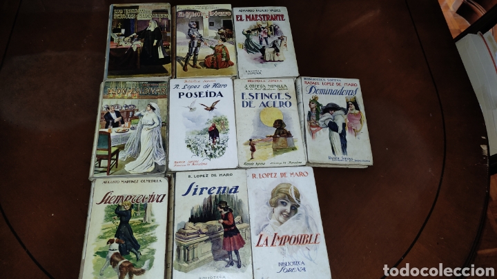 Libros antiguos: 10 T&iacute;tulos distintos Biblioteca Sopena - Foto 1