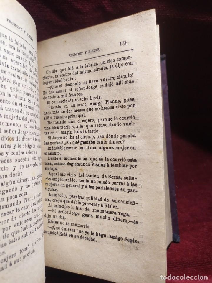 Libros antiguos: 1903. Fromont y Risler/ 1899. El Nabab. Alphonse Daudet. - Foto 5