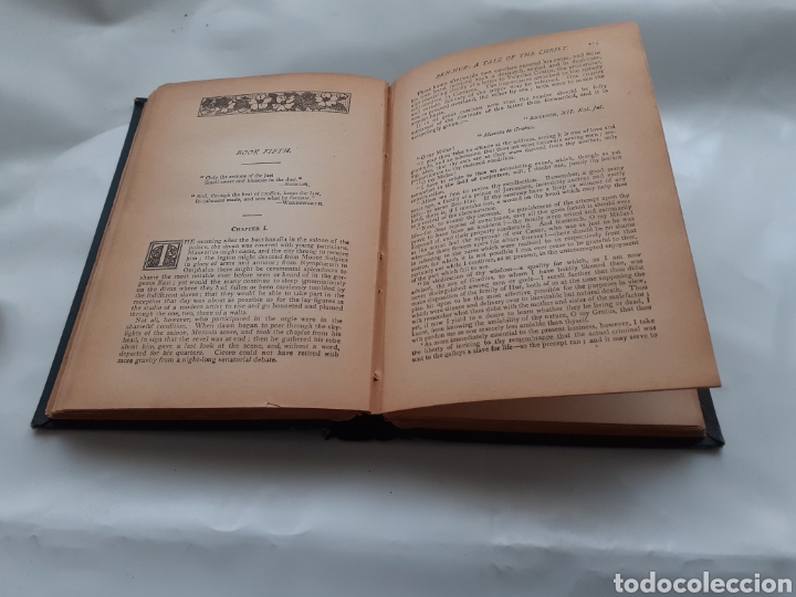 Libros antiguos: Ben hur, Lew Wallace, en ingl&eacute;s . C. 1900 - Foto 4