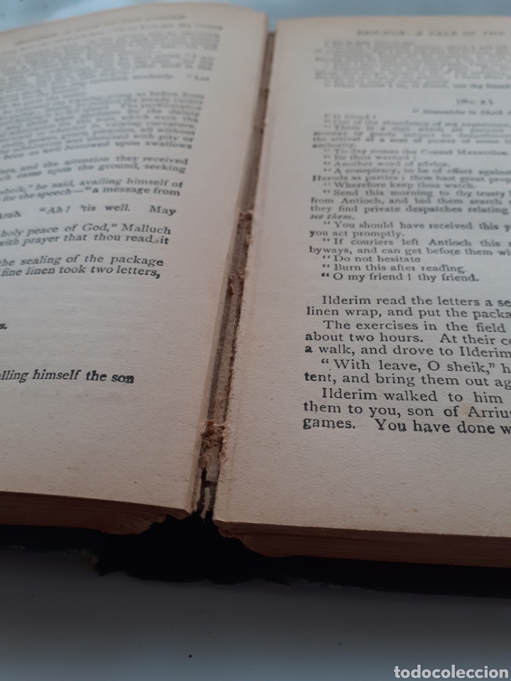 Libros antiguos: Ben hur, Lew Wallace, en ingl&eacute;s . C. 1900 - Foto 5