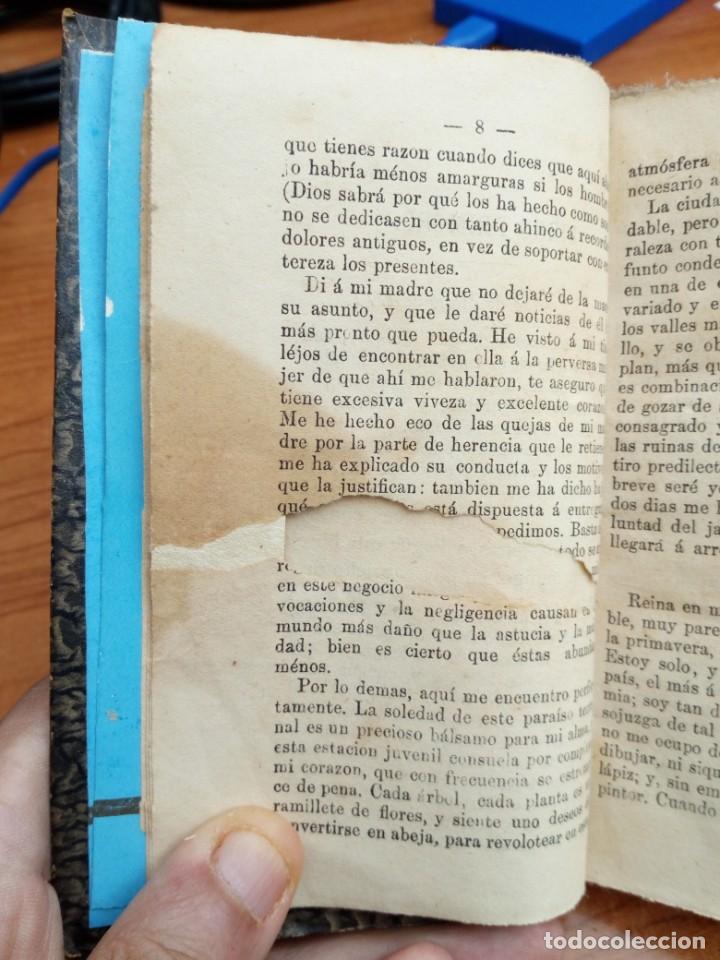 Libros antiguos: Werther - Goethe- 1881- Biblioteca universal. - Foto 4