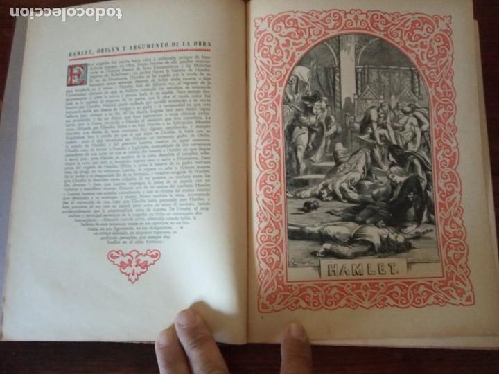 Libros antiguos: DRAMAS. Hamlet . El Mercader de Venecia . El Rey Lear . Macbeth .-WILLIAM SHAKESPEARE. - Foto 5
