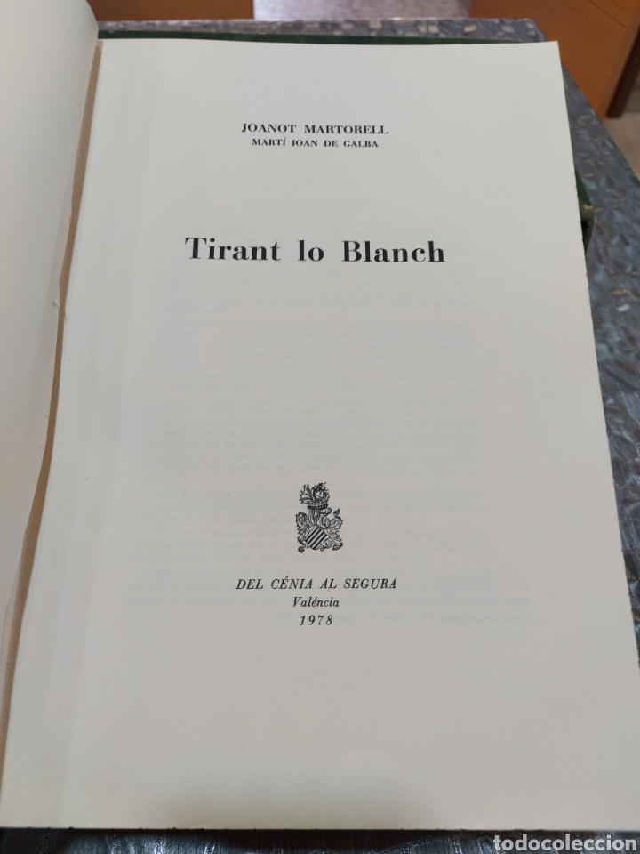Libros antiguos: TIRANT LO BLANCH,FACSIMIL - Foto 3