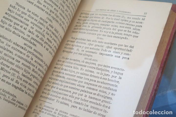 Libros antiguos: 1880.- COMEDIAS. ARISTOFANES. 3 TOMOS - Foto 6