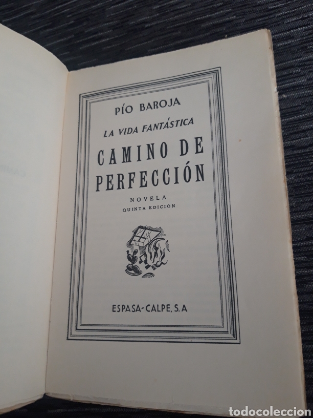 Libros antiguos: Camino de perfecci&oacute;n P&iacute;o Baroja 1934 - Foto 3
