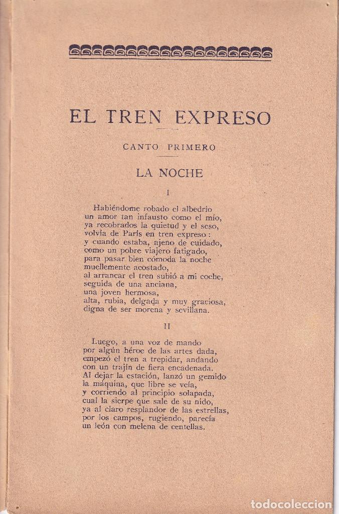 Libros antiguos: EL TREN EXPRESO - RAMON DE CAMPOAMOR - Foto 2