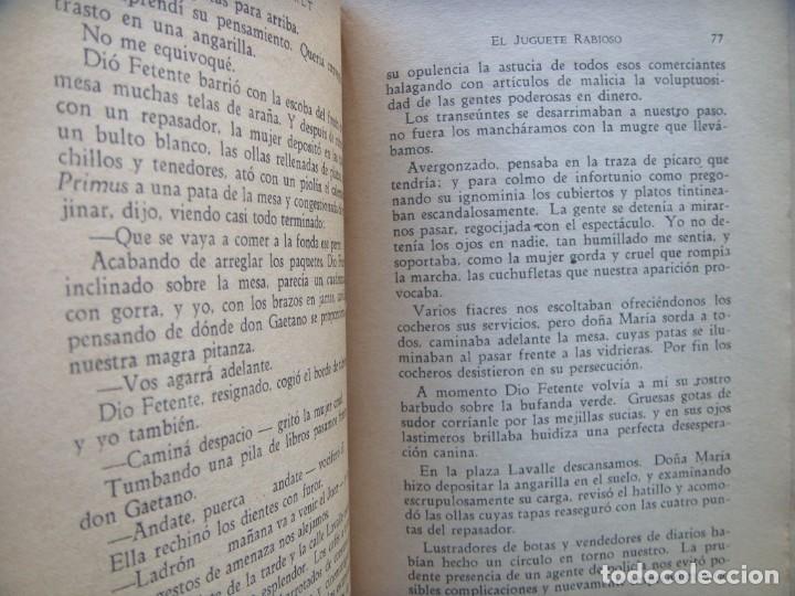 Libros antiguos: Roberto Arlt: EL JUGUETE RABIOSO. Novela. - Foto 5