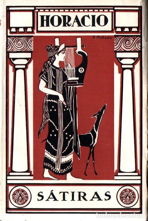 Libros antiguos: HORACIO : S&Aacute;TIRAS (PROMETEO, c. 1930) - Foto 1