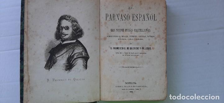 Libros antiguos: QUEVEDO 1869 EL PARNASO ESPA&Ntilde;OL - Foto 1