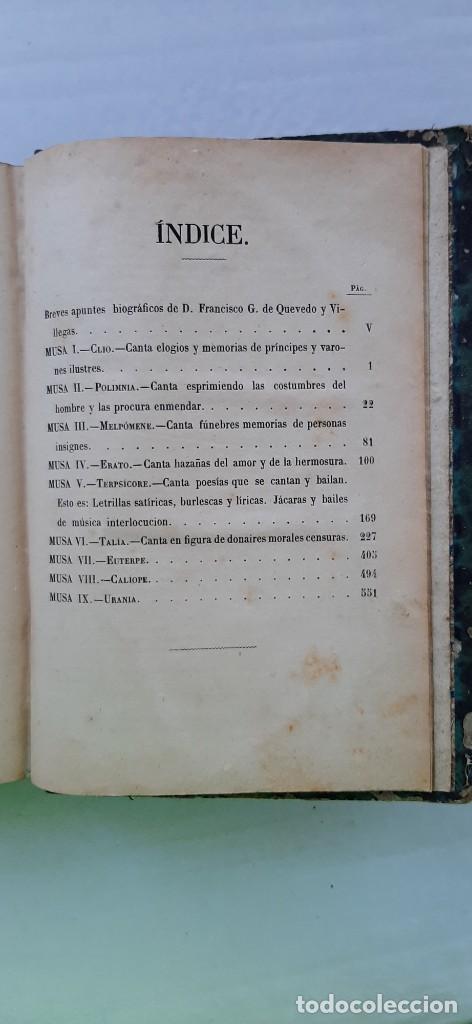 Libros antiguos: QUEVEDO 1869 EL PARNASO ESPA&Ntilde;OL - Foto 5