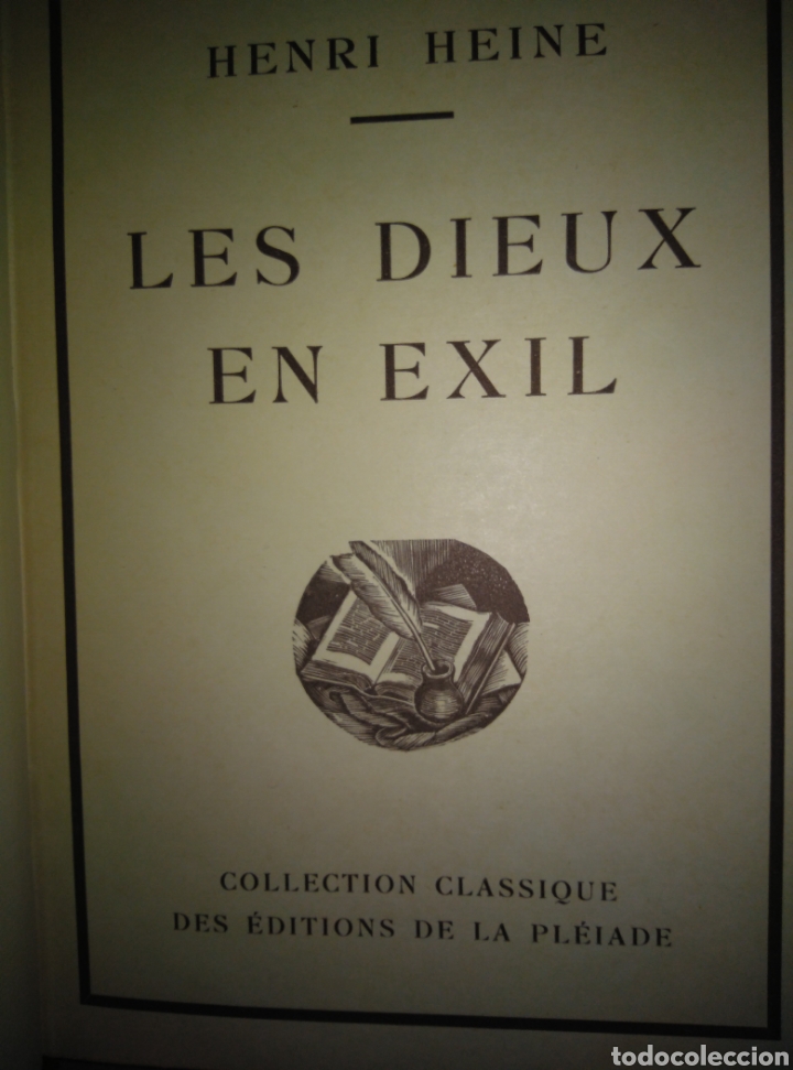 Libros antiguos: Les dieux en Exile Heine - Foto 2