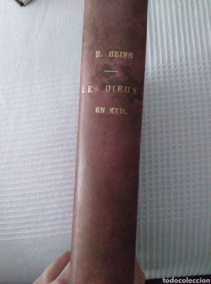 Libros antiguos: Les dieux en Exile Heine - Foto 5