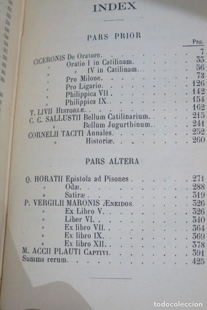 Libros antiguos: 1913.- SELECTA EX OPTIMIS LATINITATIS AUCTORIBUS. VOLUMEN QUARTUM - Foto 4