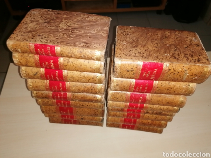 Libros antiguos: Obras completas de D. JOS&Eacute; MAR&Iacute;A DE PEREDA - 17 TOMOS - Foto 2