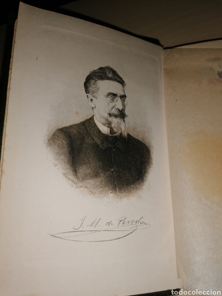 Libros antiguos: Obras completas de D. JOS&Eacute; MAR&Iacute;A DE PEREDA - 17 TOMOS - Foto 6
