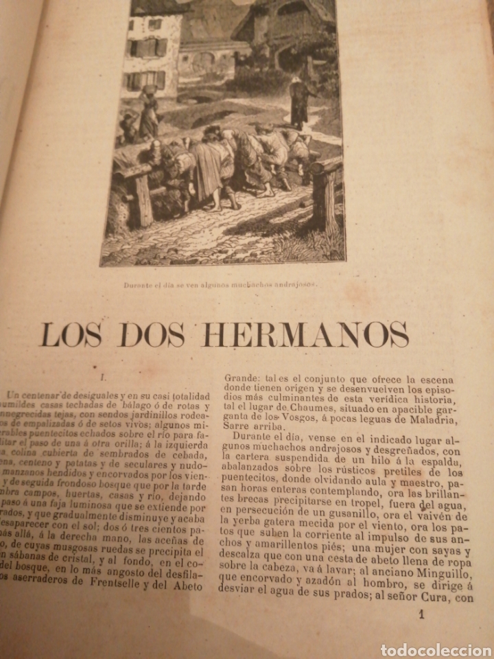 Libros antiguos: Los dos hermanos - Foto 3