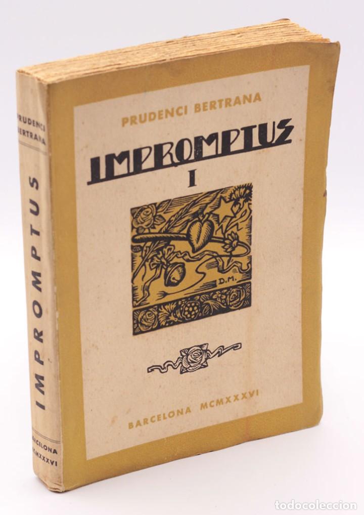 Libros antiguos: BERTRANA, Prudenci - Impromptus I - Foto 1