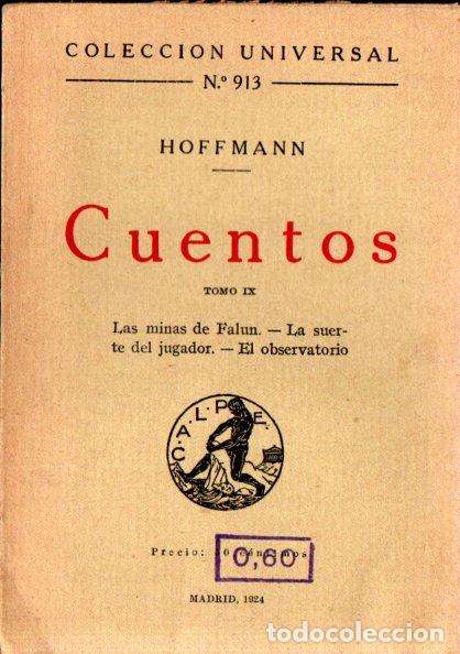 Libros antiguos: HOFFMANN : CUENTOS IX (CALPE, 1924) - Foto 1