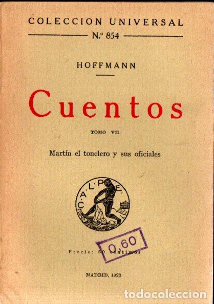 Libros antiguos: HOFFMANN : CUENTOS VII (CALPE, 1923) - Foto 1