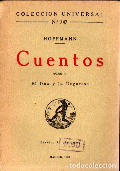 Libros antiguos: HOFFMANN : CUENTOS V (CALPE, 1922) - Foto 1