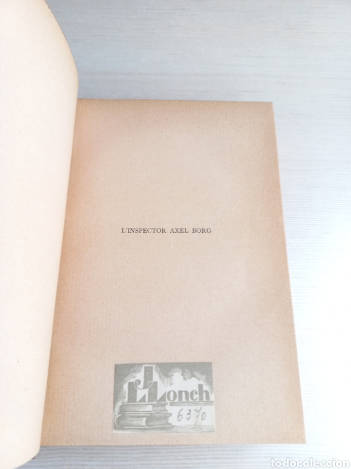 Libros antiguos: Linspector Axel Borg. August Strindberg. Publicaci&oacute; Joventut, 1902. Catal&aacute;n - Foto 4
