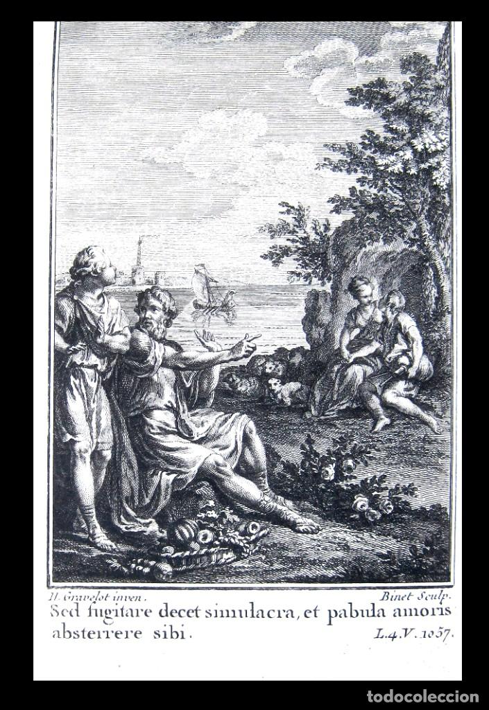 Libros antiguos: Año 1768 Primera edición de lujo De rerum natura Lucrecio Antigua Roma Grand Papier Grabados 2V - Foto 4 - 285297948