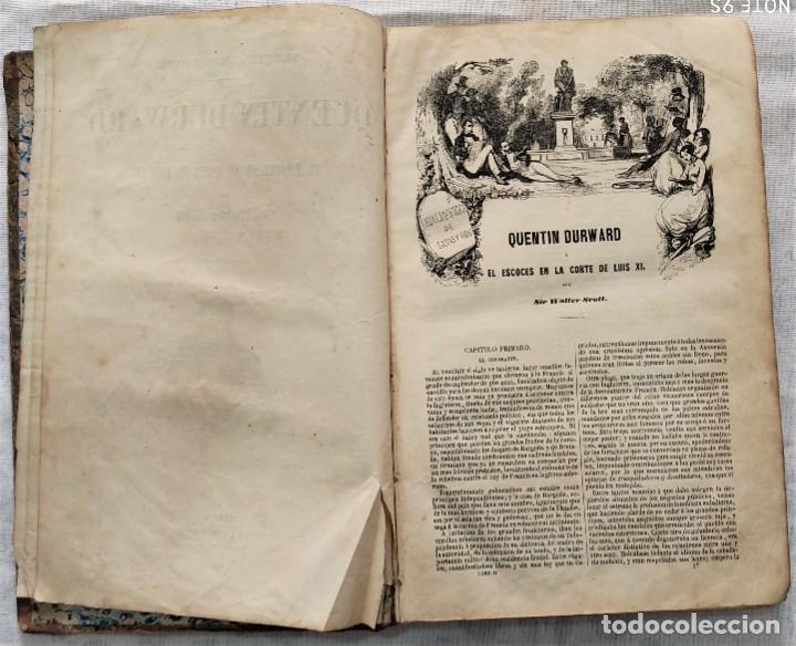 Libros antiguos: EN UN TOMO QUENTIN DURWARD DE SIR WALTER SCOTT Y ORLANDO FURIOSO DE ARIOSTO - GASPAR Y ROIG 1851 - Foto 6 - 286842958