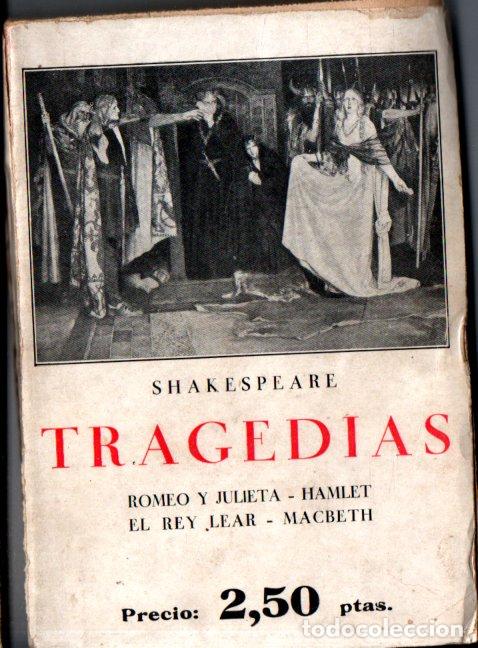 Libros antiguos: SHAKESPEARE : TRAGEDIAS (BERGUA, 1934) - Foto 1