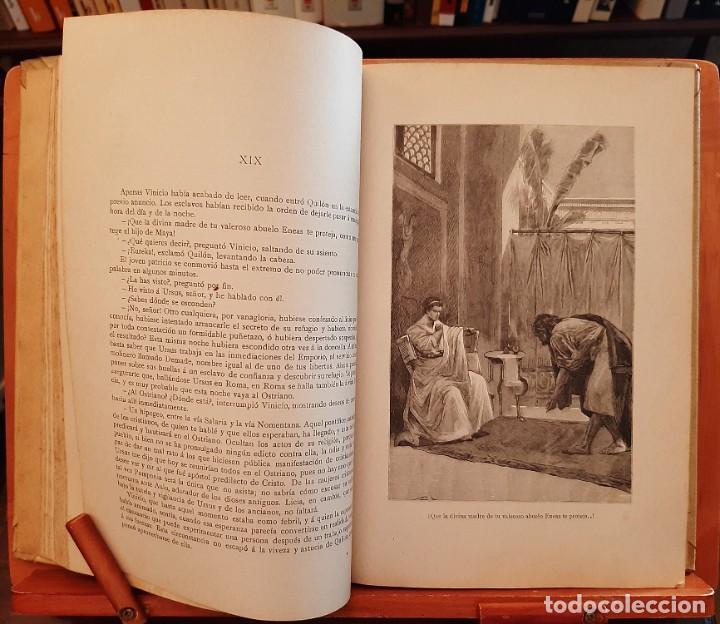 Libros antiguos: ENRIQUE SIENKIEWICZ: &rdquo;QUO VADIS&rdquo; - Foto 5