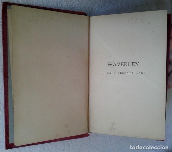 Libros antiguos: Walter SCOTT *WAVERLEY* 2 Tomos - Editor Garnier Paris Ca 1900 - Foto 12 - 290732503